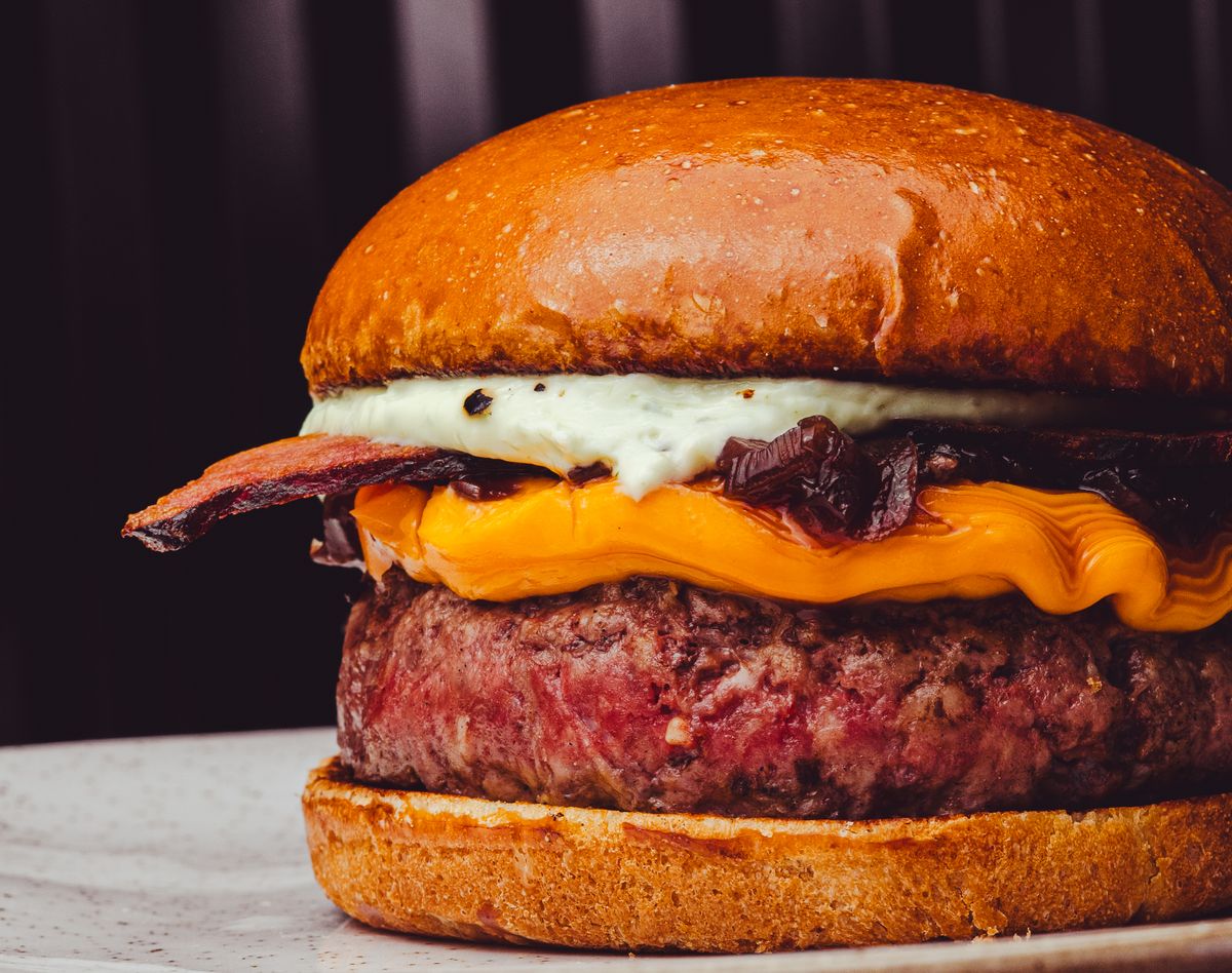 Burger no evento